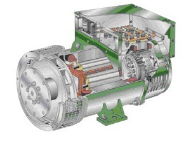 大渡口发电机内部结构图